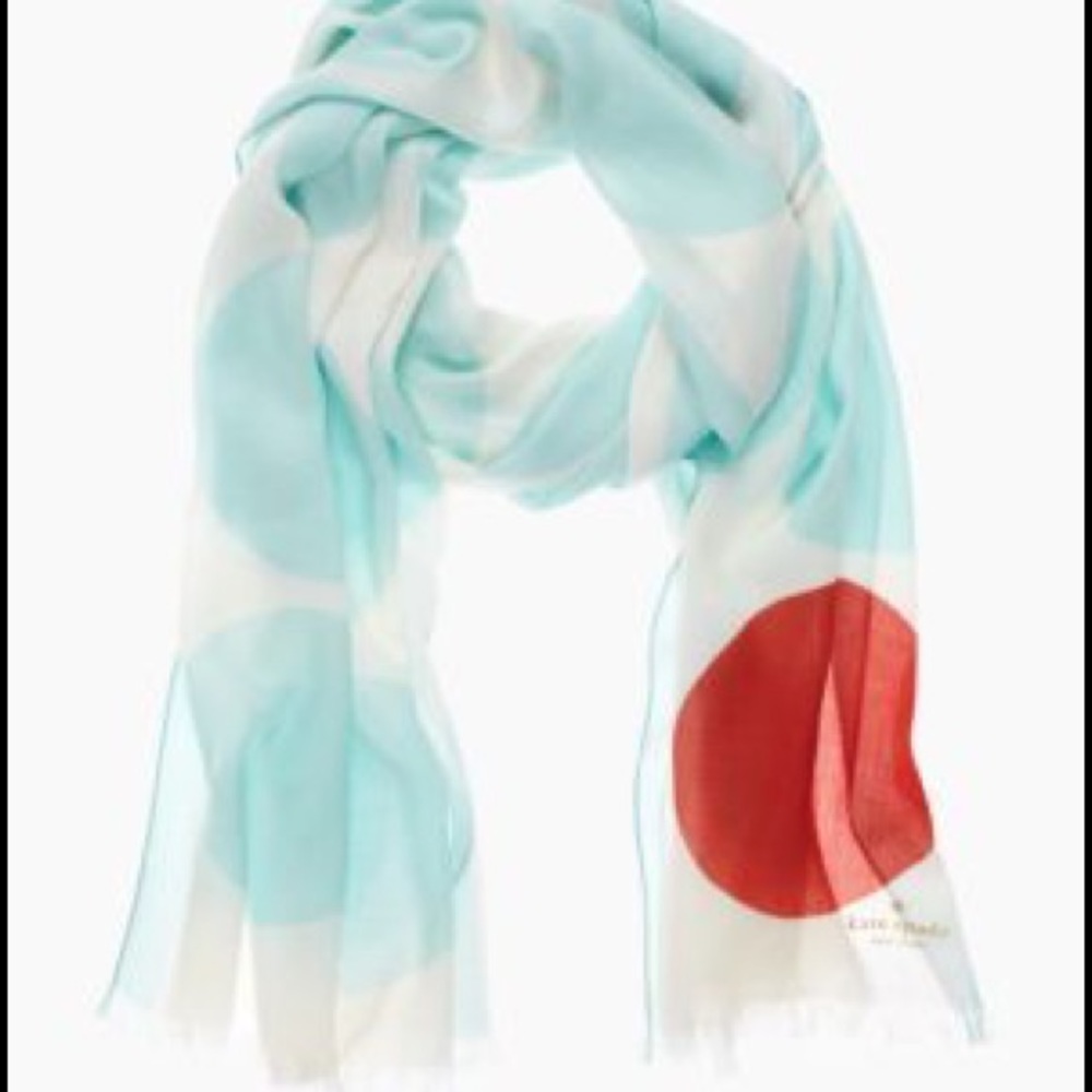 NWT Kate Spade 6 month dot scarf